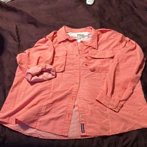 Magellan  long  sleeve  outdoor button up.